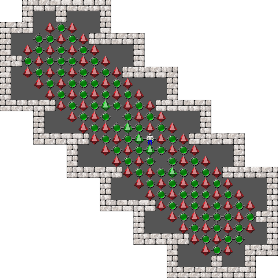 Sokoban Sasquatch 07 Arranged level 71